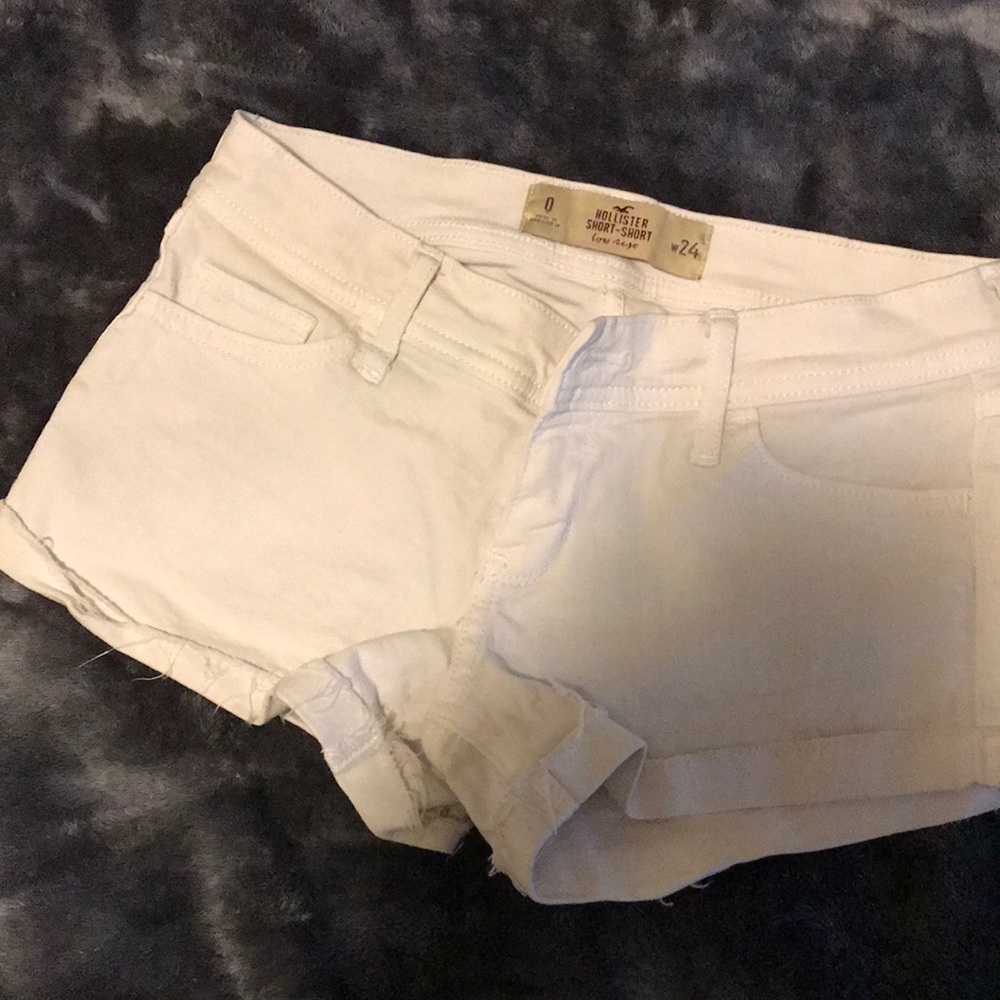 White short shorts